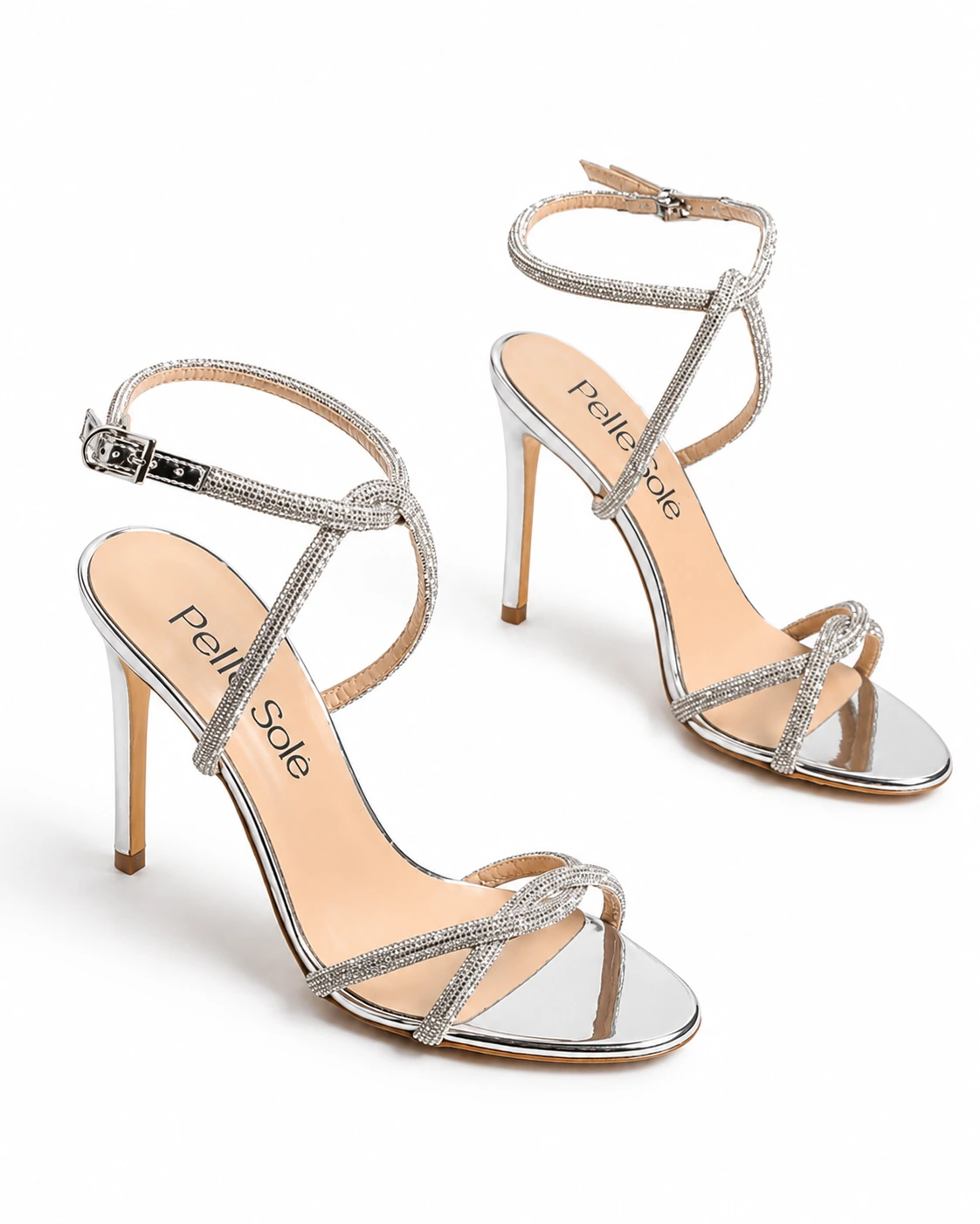 Elegant Crystal Stilettos | Pelle Sole — alternate view